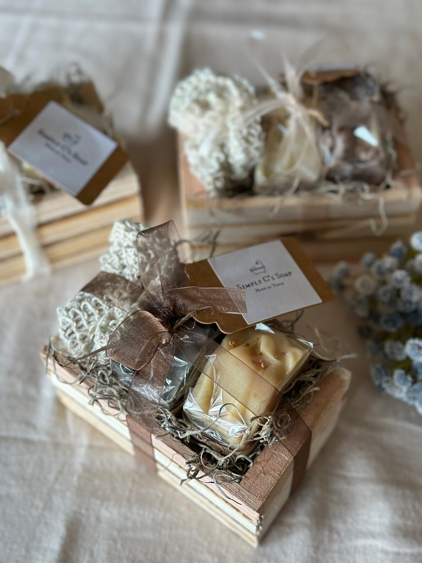 Wooden Crate Gift Set