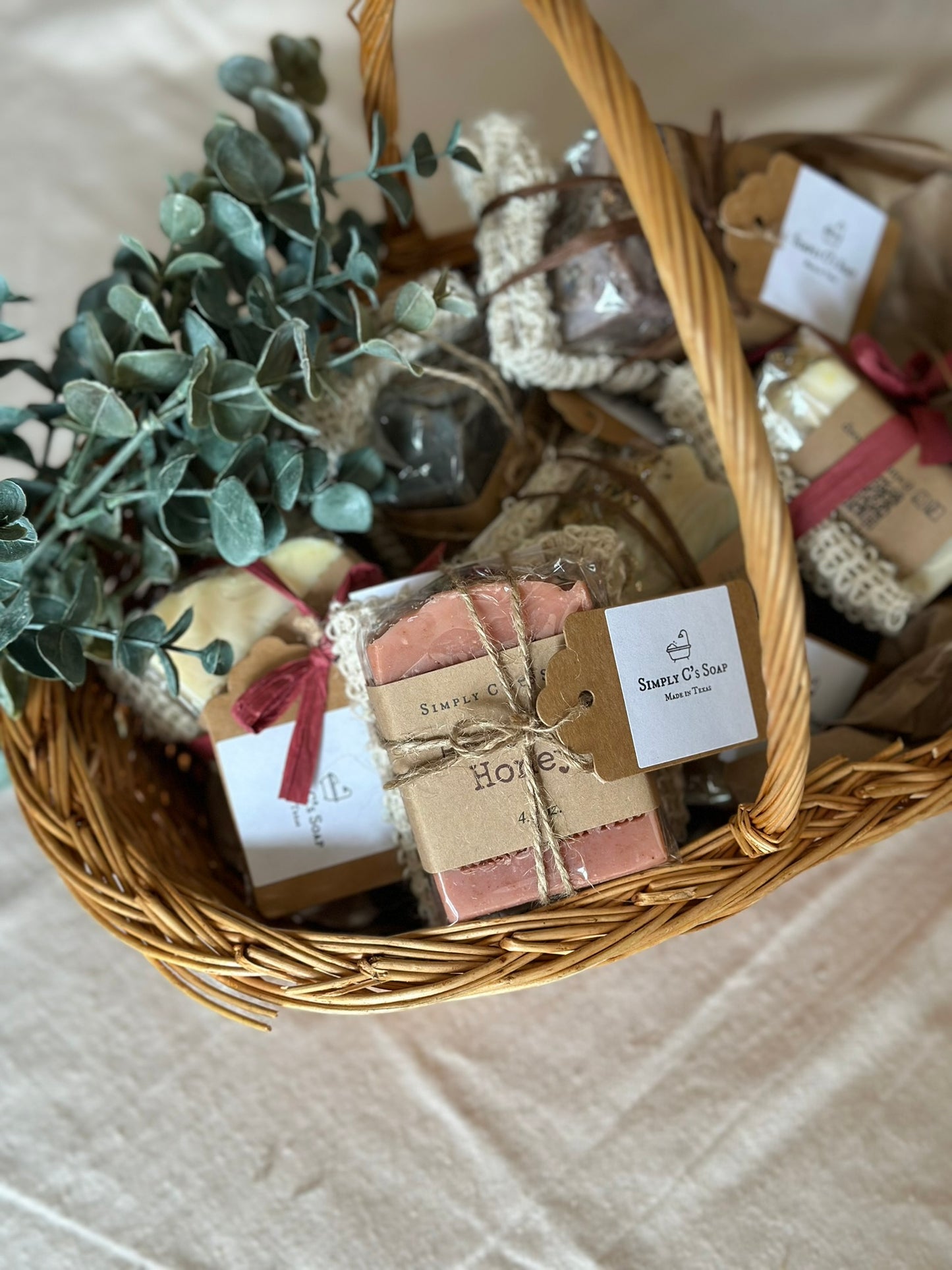 Soap Bar + Soap Saver Bag Set