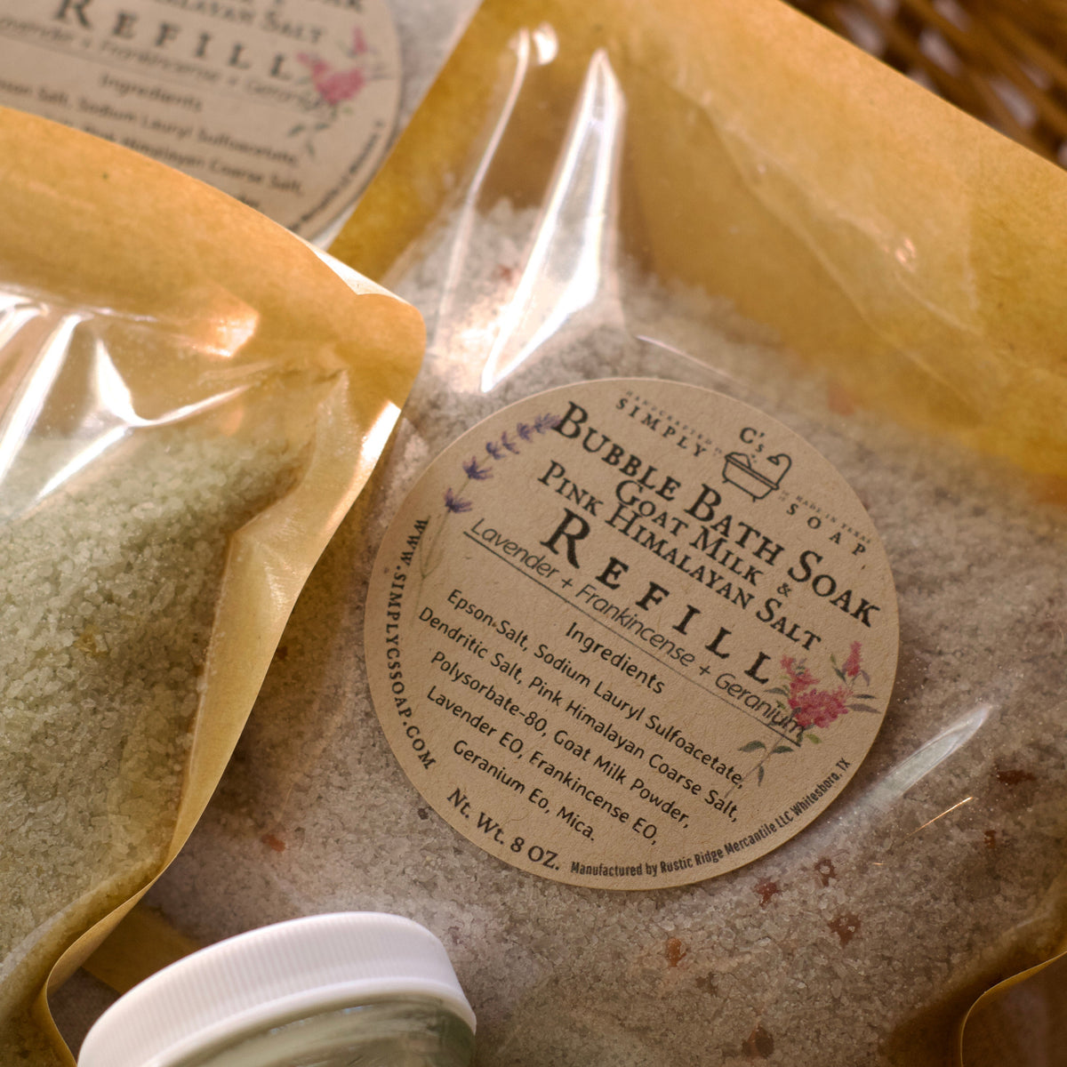 Bubble Bath Soak ~ Goat Milk & Salts ~