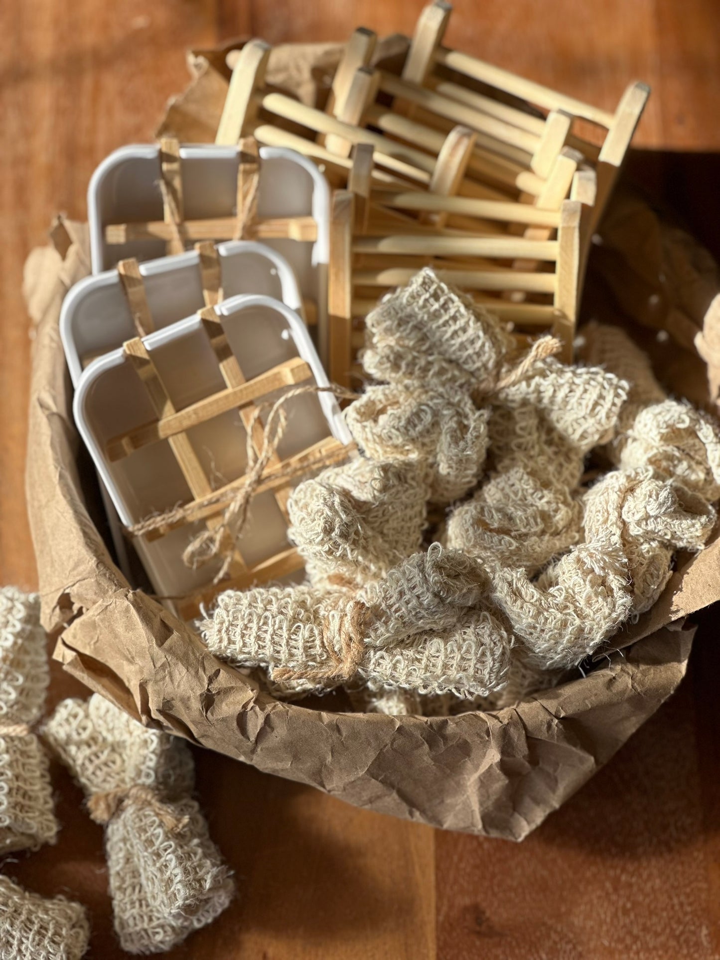 Bamboo Self Drain Soap Dish