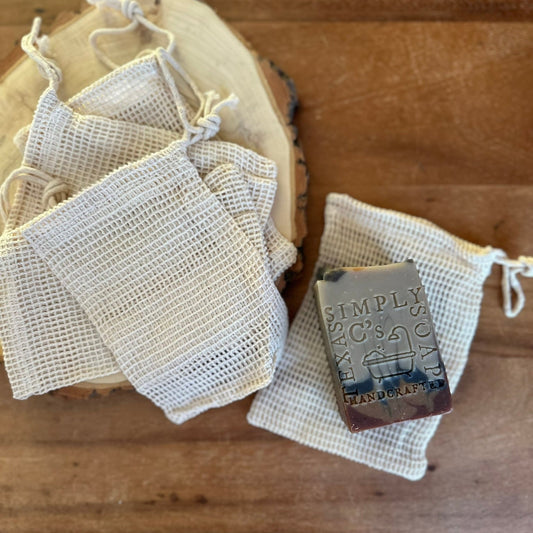 100% Cotton Soap Saver Pouch