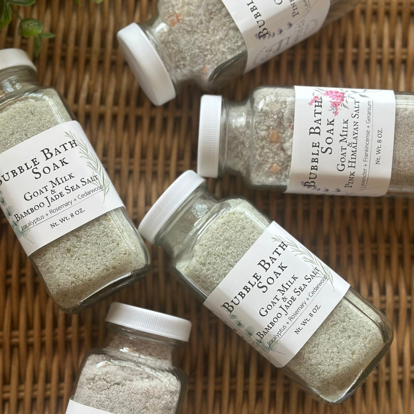 Bubble Bath Soak ~ Goat Milk & Salts ~