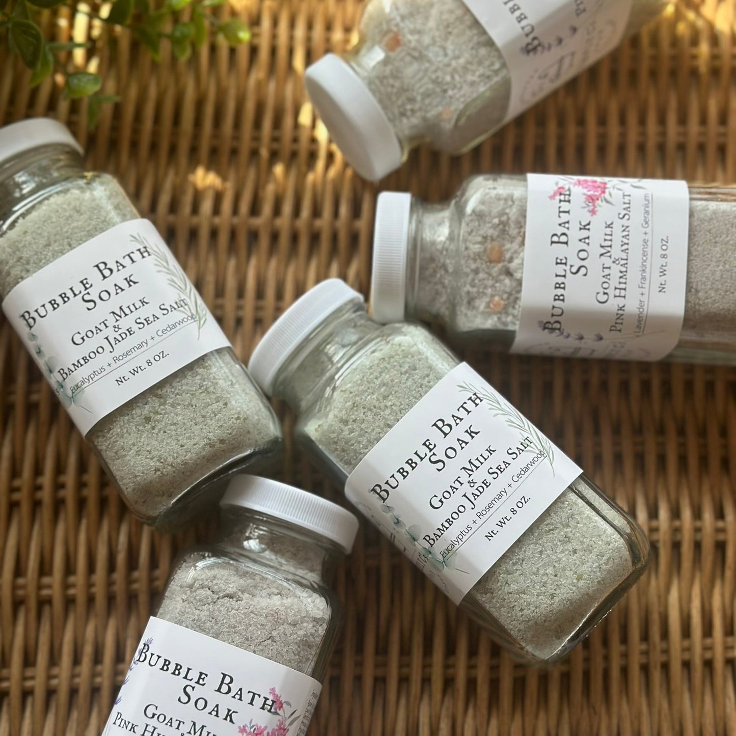 Bubble Bath Soak ~ Goat Milk & Salts ~