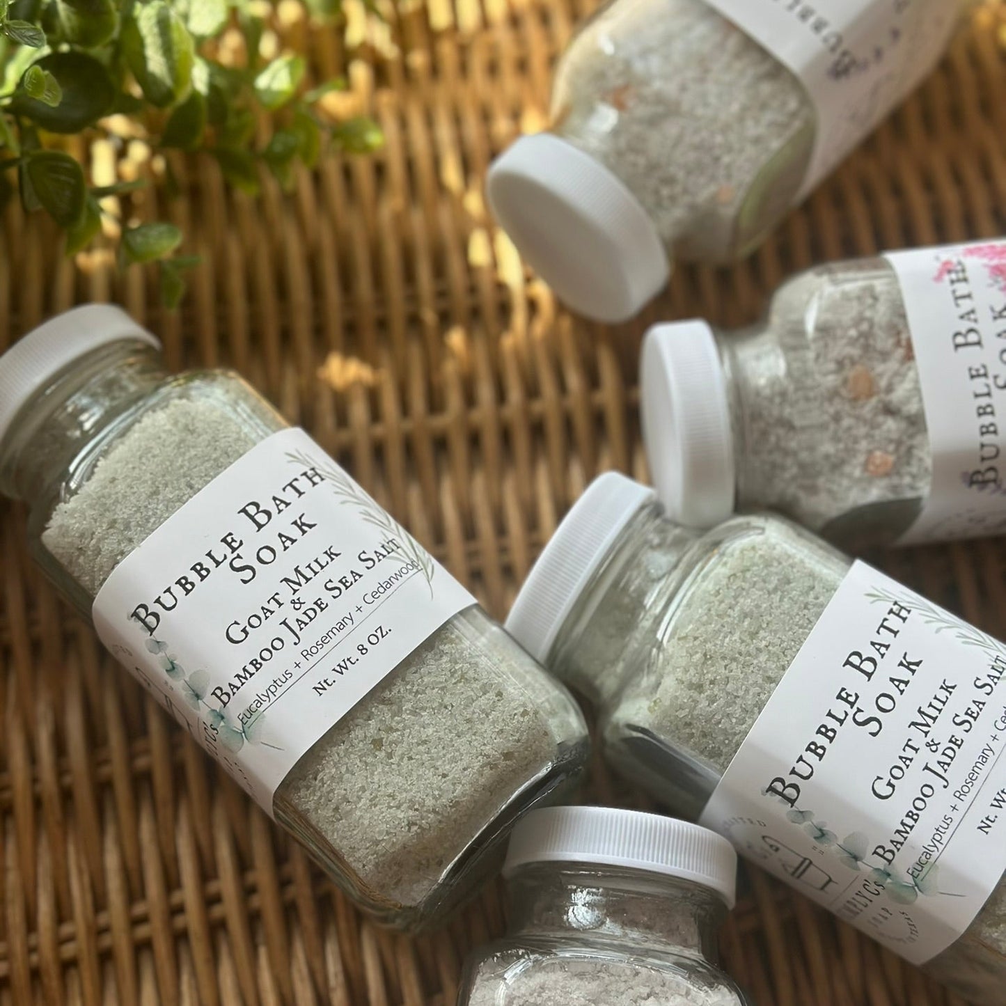 Bubble Bath Soak ~ Goat Milk & Salts ~