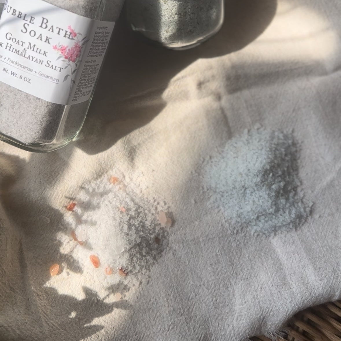 Bubble Bath Soak ~ Goat Milk & Salts ~