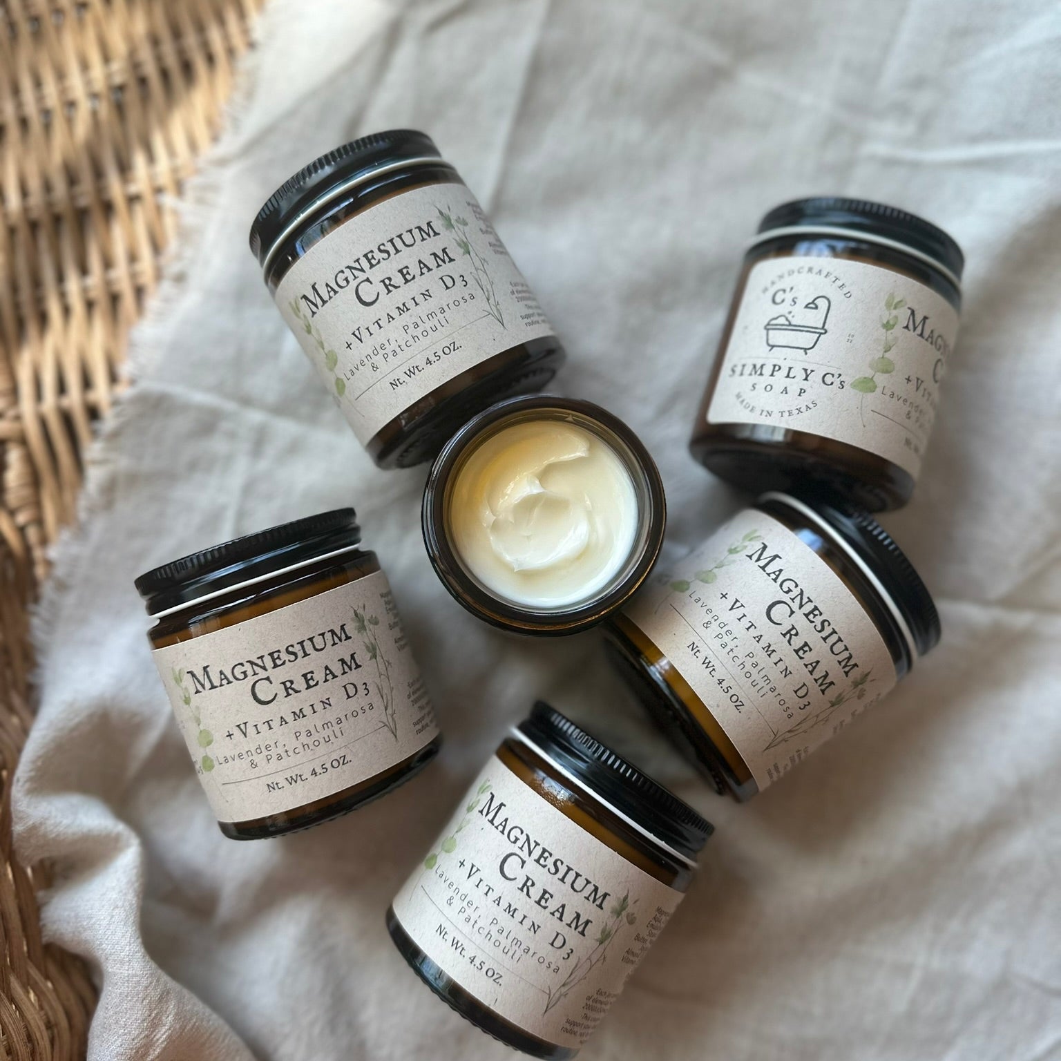 Magnesium Cream + Vitamin D3 – Simply C's Soap