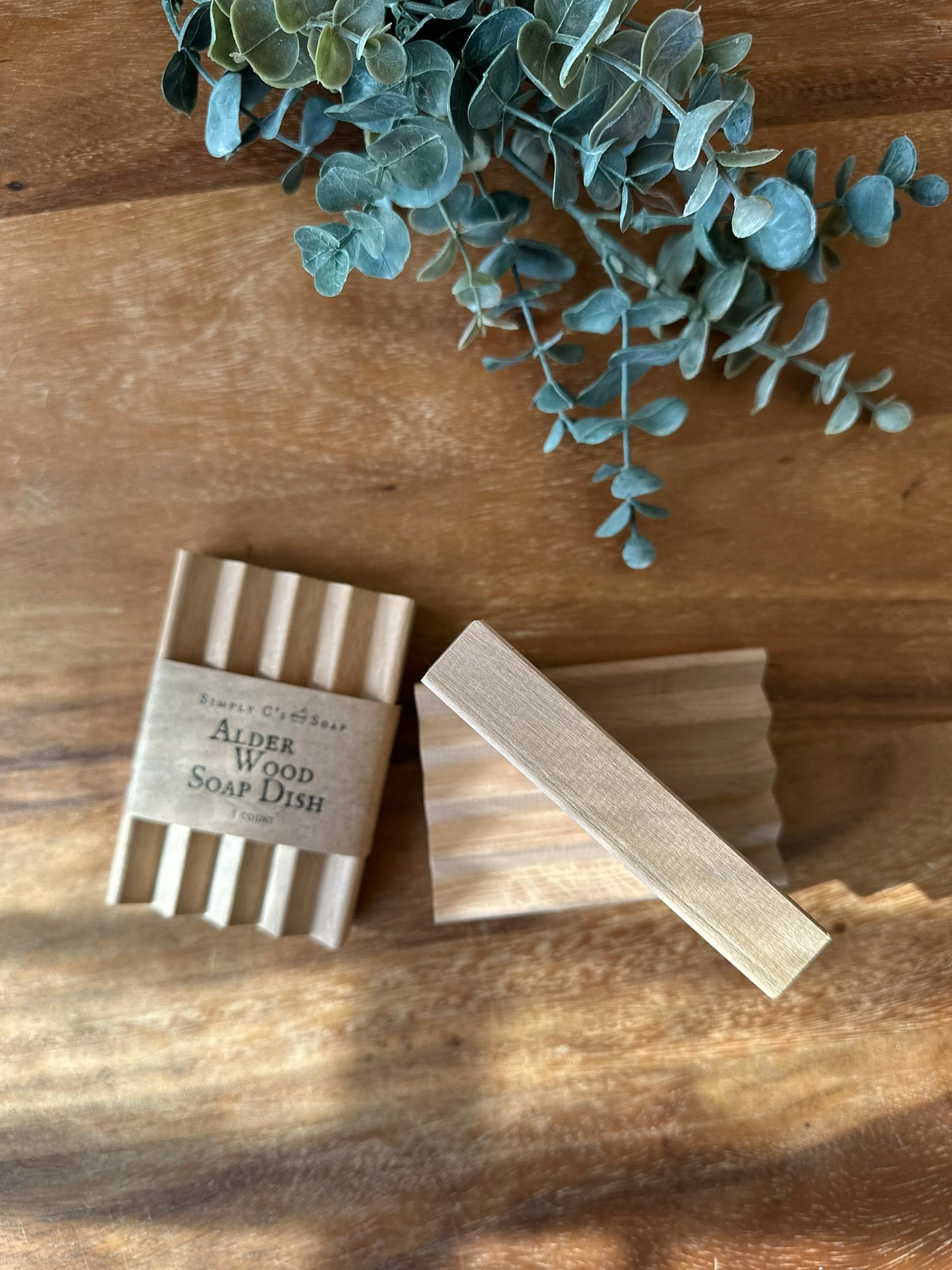 Alder Wood Soap Dish