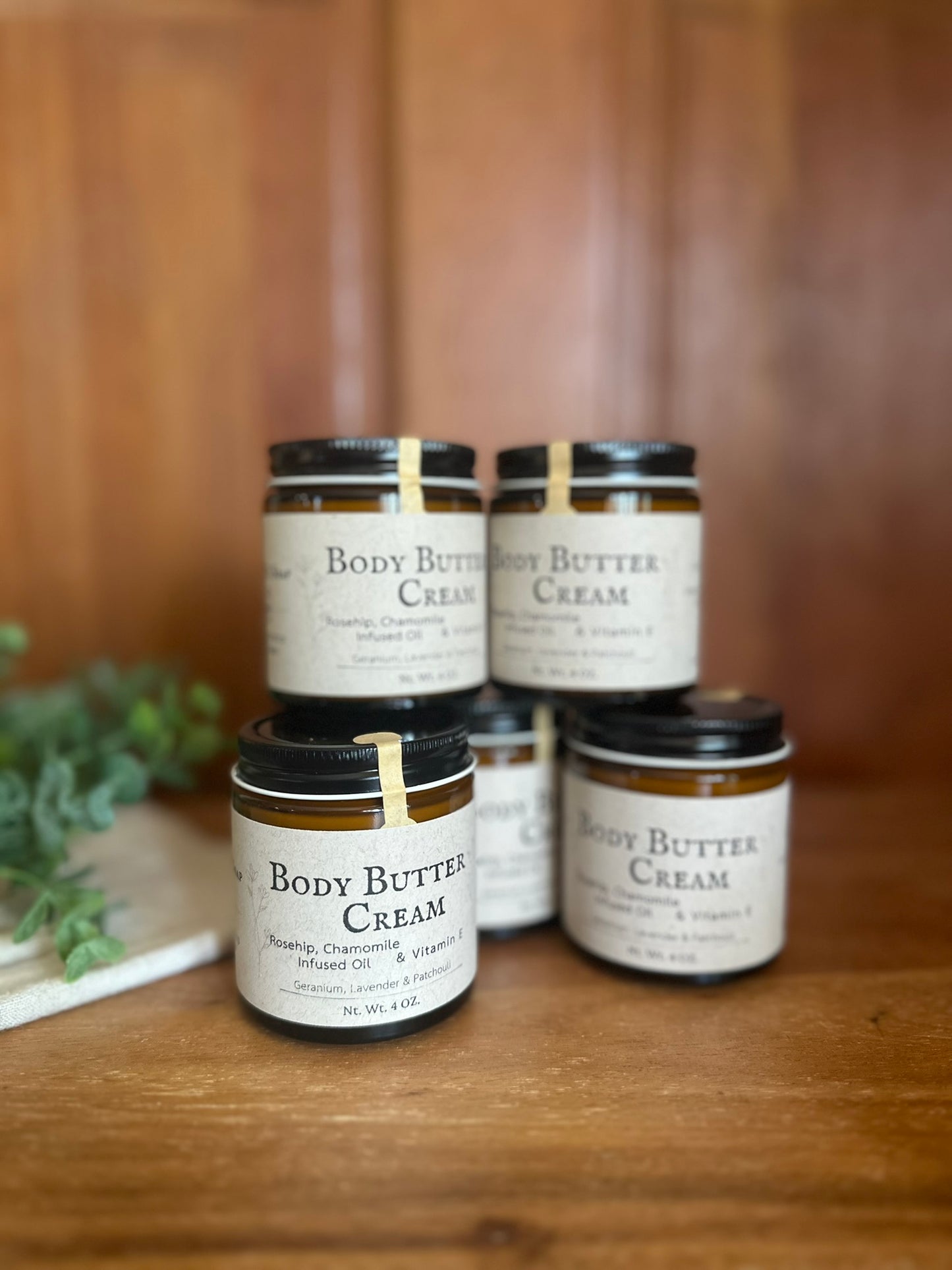 Body Butter Cream  -Rosehip & Chamomile Infused Oil-